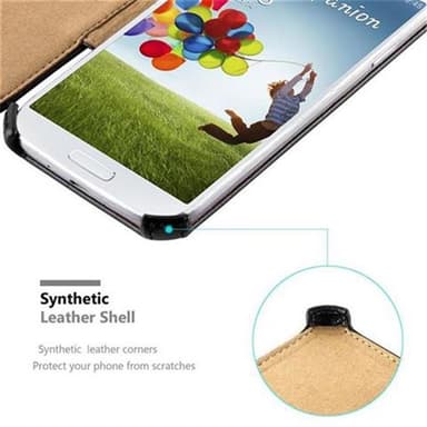 Samsung Galaxy S4 Suojakuori Lompakkokotelo (Musta)