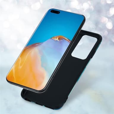 Huawei P40 Suojakuori Lompakkokotelo (Sininen)