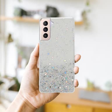Samsung Galaxy S21 PLUS Suojakuori Kotelo (Läpinäkyvä)
