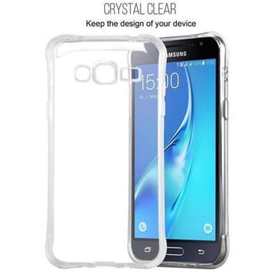 Samsung Galaxy J3 2015 Suojakuori Kotelo (Läpinäkyvä)