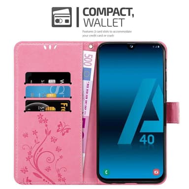 Samsung Galaxy A40 Suojakuori Lompakkokotelo