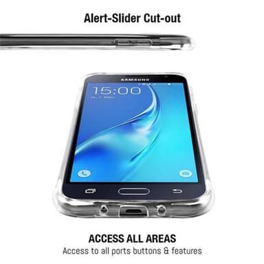 Samsung Galaxy J3 2015 Suojakuori Kotelo (Läpinäkyvä)