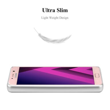 Samsung Galaxy A7 2017 Suojakuori Kotelo (Hopea)