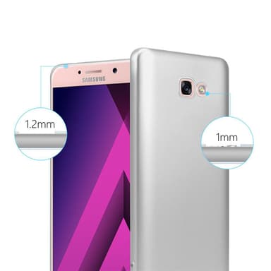 Samsung Galaxy A7 2017 Suojakuori Kotelo (Hopea)