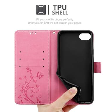 iPhone 7 / 7S / 8 / SE 2020 Suojakuori Lompakkokotelo