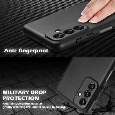 Samsung Galaxy A13 5G Suojakuori Kotelo Cover (Musta)
