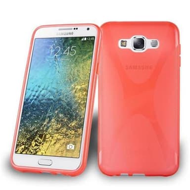 Samsung Galaxy E7 Suojakuori Cover (Punainen)