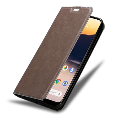 Nokia 2.3 Suojakuori Lompakkokotelo (Ruskea)