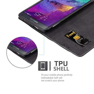 Samsung Galaxy NOTE 4 Suojakuori Case (Musta)