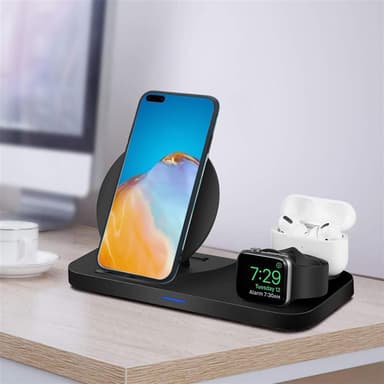 Huawei P40 Suojakuori Lompakkokotelo (Sininen)