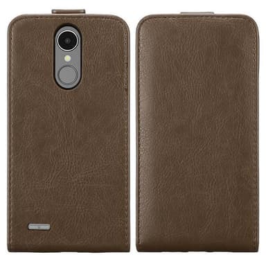 LG K8 2017 Suojakuori Lompakkokotelo (Ruskea)