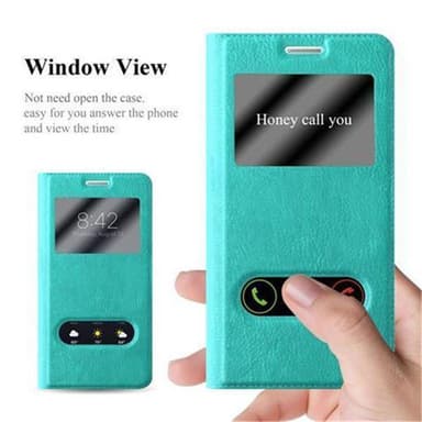 Lompakkokotelo Samsung Galaxy A3 2016 Case (Turkoosi)