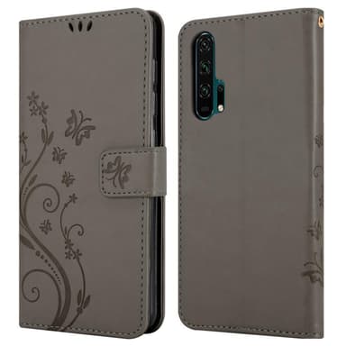 Honor 20 PRO Suojakuori Lompakkokotelo (harmaa)