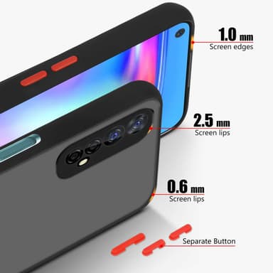 Realme 7 4G Suojakuori Kotelo (Musta)