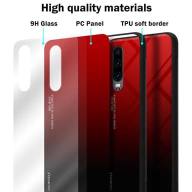 Suojakuori Huawei P30 Kotelo (Musta)