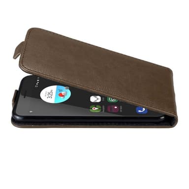 ZTE Blade V7 Suojakuori Lompakkokotelo (Ruskea)