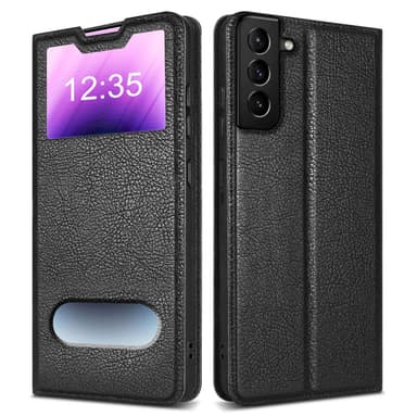 Lompakkokotelo Samsung Galaxy S21 PLUS Case (Musta)