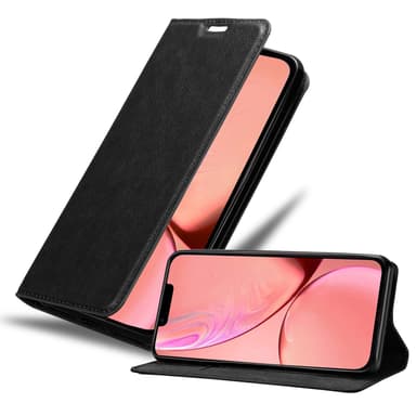 iPhone 13 MINI Suojakuori Lompakkokotelo (Musta)