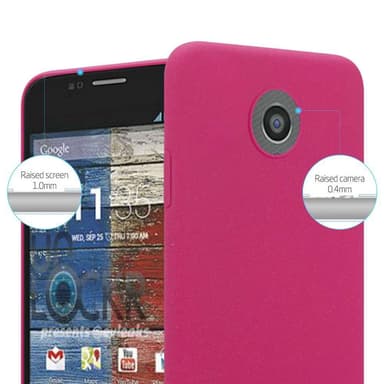 Motorola MOTO G2 Suojakuori Kotelo (Vaaleanpunainen)