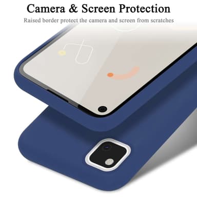 Google PIXEL 4A 5G Suojakuori Kotelo (Sininen)