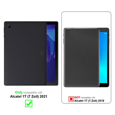 Alcatel 1T (7 tuumaa) 2021 Suojakuori Kotelo (Sininen)