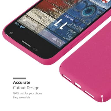 Motorola MOTO G2 Suojakuori Kotelo (Vaaleanpunainen)