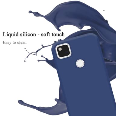 Google PIXEL 4A 5G Suojakuori Kotelo (Sininen)