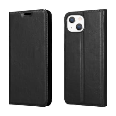 iPhone 13 MINI Suojakuori Lompakkokotelo (Musta)