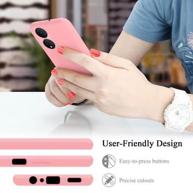 Honor X7 Suojakuori Kotelo Case (Vaaleanpunainen)