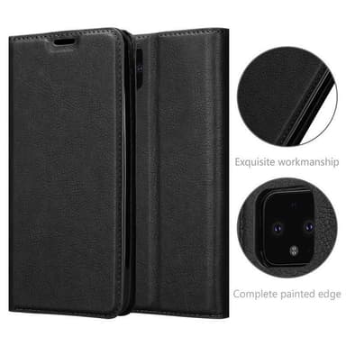 Google PIXEL 4 Suojakuori Lompakkokotelo (Musta)