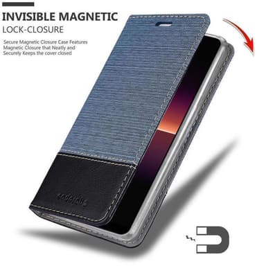 Sony Xperia L4 Suojakuori Lompakkokotelo (Sininen)