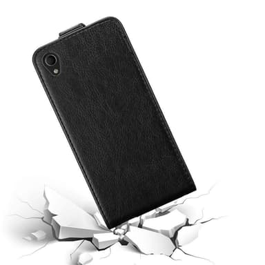 Sony Xperia M4 AQUA Suojakuori Lompakkokotelo (Musta)