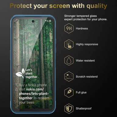 Nokia XR20 Näytönsuoja Karkaistu lasi Suojakalvo