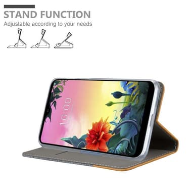 LG K50S Suojakuori Lompakkokotelo (harmaa)