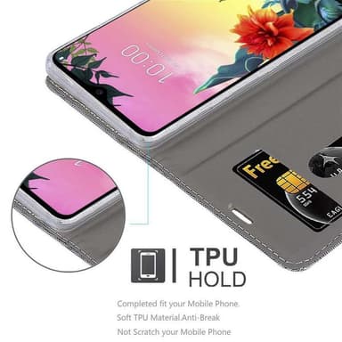 LG K50S Suojakuori Lompakkokotelo (harmaa)
