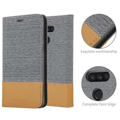 LG K50S Suojakuori Lompakkokotelo (harmaa)