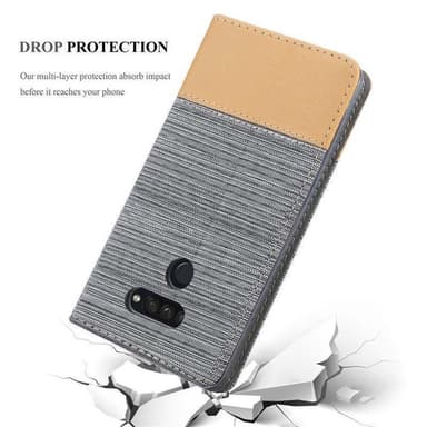 LG K50S Suojakuori Lompakkokotelo (harmaa)