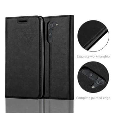 LG G3 STYLUS Suojakuori Lompakkokotelo (Musta)