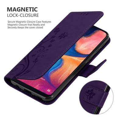Samsung Galaxy A10e / A20e Suojakuori Lompakkokotelo