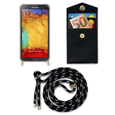 Samsung Galaxy NOTE 3 Suojakuori Kotelo (Musta)