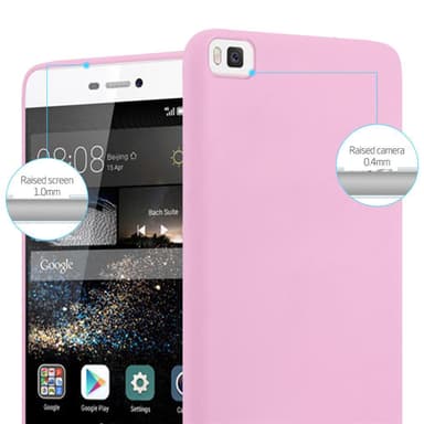 Suojakuori Huawei P8 Kotelo (Vaaleanpunainen)