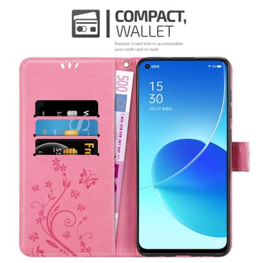 Oppo Reno6 5G Suojakuori Lompakkokotelo