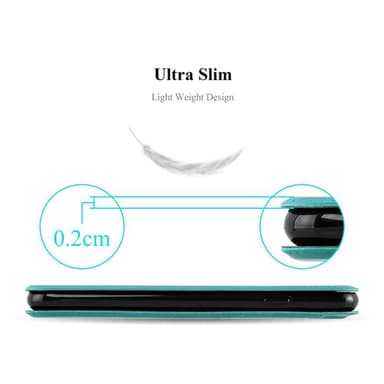 Lompakkokotelo Motorola MOTO G5 PLUS Case (Turkoosi)