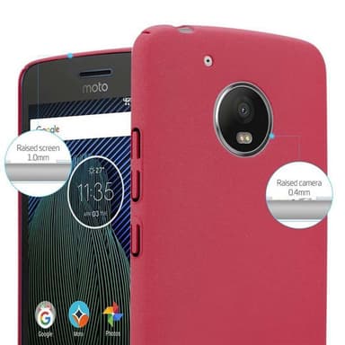 Motorola MOTO G5 Suojakuori Kotelo Case (Punainen)