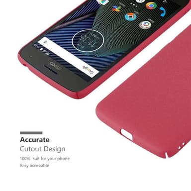 Motorola MOTO G5 Suojakuori Kotelo Case (Punainen)