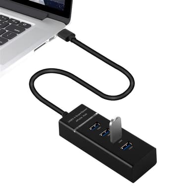 4-porttinen USB 3.0 -moniliitäntäinen plug & play