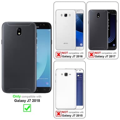 Samsung Galaxy J7 2018 Suojakuori Lompakkokotelo