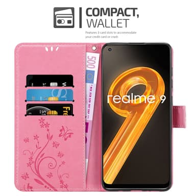 Realme 9 4G / 9 PRO+ Suojakuori Lompakkokotelo