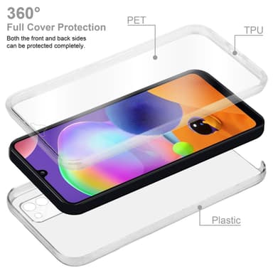 Samsung Galaxy A31 Suojakuori Cover (Läpinäkyvä)