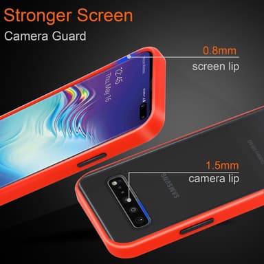 Samsung Galaxy S10 4G Suojakuori Kotelo (Läpinäkyvä)
